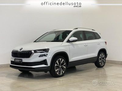 Usata Skoda Karoq Style 110 CV (80 kW) 2023 Bianco luna metallizzato SUV