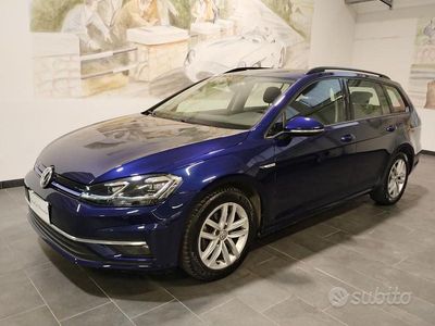 Usata VW Golf VII 130 CV (95 kW) 2019 Blu Station wagon