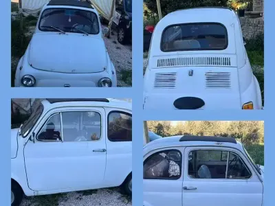Usata Fiat 500 105 CV (77 kW) 1970 Bianco Utilitaria