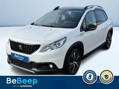 Usata Peugeot 2008 GT-line 110 CV (80 kW) 2017 Bianco pastello SUV