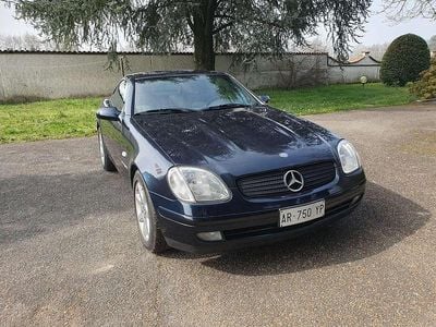Usata Mercedes SLK200 192 CV (141 kW) 1998 Blu/azzurro Cabrio