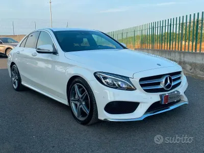 Usata Mercedes C220 Premium 170 CV (125 kW) 2018 Bianco Berlina