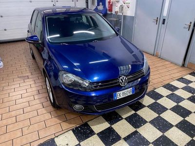 Usata VW Golf VI Highline 105 CV (77 kW) 2011 Blu/azzurro Utilitaria