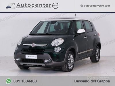 Usata Fiat 500L Trekking 95 CV (69 kW) 2015 Verde Monovolume
