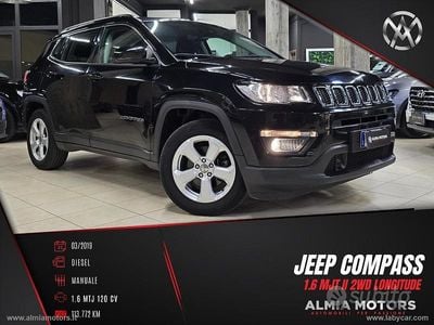Käytetty Jeep Compass Longitude 120 HP (88 kW) 2019 Musta Katumaasturi