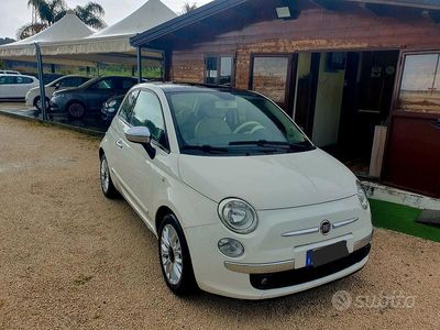 Usata Fiat 500 Lounge 95 CV (69 kW) 2014 Bianco Berlina
