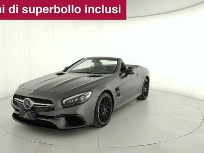 Usata Mercedes SL63 AMG AMG 585 CV (430 kW) 2016 Grigio grafite magno Cabrio