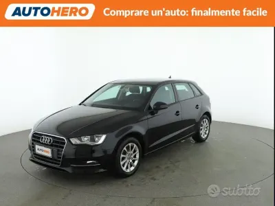 Usata Audi A3 Attraction 110 CV (80 kW) 2015 Nero Berlina