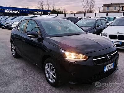 Usata Opel Corsa Elegance 74 CV (54 kW) 2020 Nero Utilitaria