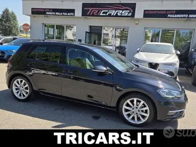 Usata VW Golf VII Highline 116 CV (85 kW) 2017 Nero Berlina