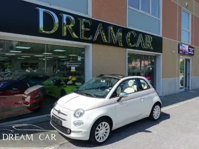 Usata Fiat 500C 69 CV (50 kW) 2018 Bianco perlato Cabrio
