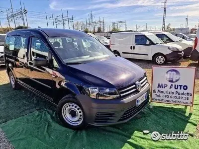 Usata VW Caddy 140 CV (102 kW) 2020 Nero Monovolume