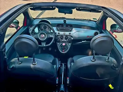 Usata Fiat 500 Lounge 69 CV (50 kW) 2014 Rosso Cabrio