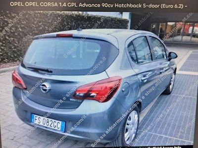 Usata Opel Corsa 90 CV (66 kW) 2018 Blu/azzurro Utilitaria