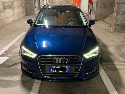 Usata Audi A3 150 CV (110 kW) 2013 Blu Berlina