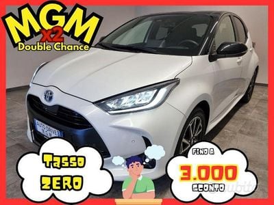 Usata Toyota Yaris Hybrid Style 92 CV (67 kW) 2023 Bianco Berlina