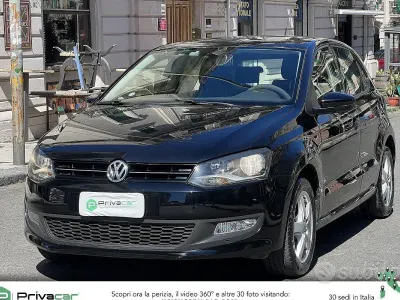 Begagnad VW Polo Comfortline 75 HK (55 kW) 2012 Svart Halvkombi