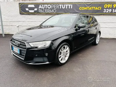 Usata Audi A3 Business 110 CV (80 kW) 2016 Nero Berlina