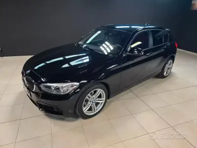 Usata BMW 116 Sport Line 109 CV (80 kW) 2018 Nero Utilitaria