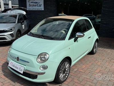 Usata Fiat 500C Lounge 69 CV (50 kW) 2014 Blu Cabrio