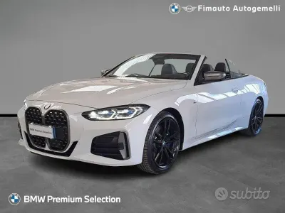 Usata BMW 440 Cabriolet M Sport 374 CV (275 kW) 2021 Bianco Cabrio