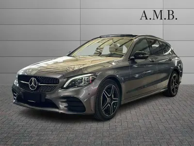 Usata Mercedes C220 Premium 194 CV (142 kW) 2019 Grigio Station wagon