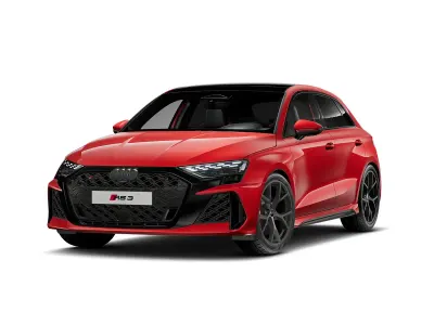 Nuova Audi RS3 Comfort 400 CV (294 kW) 2026 Rosso progressivo metallizzato Berlina