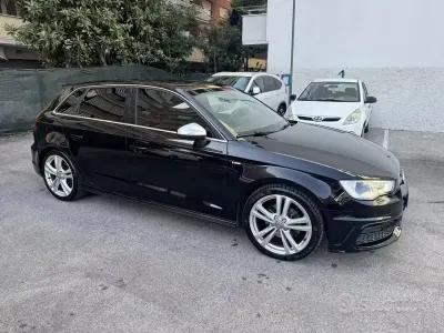 Usata Audi A3 S-Line 150 CV (110 kW) 2014 Nero Berlina