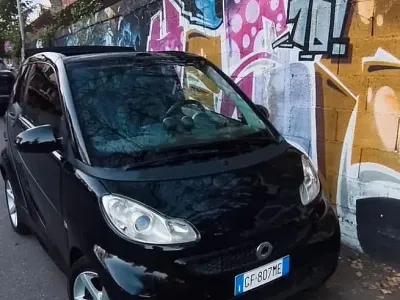 Begagnad Smart ForTwo Cabrio 45 HK (33 kW) 2021 Svart Cab