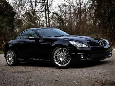 Usata Mercedes SLK350 AMG 272 CV (200 kW) 2005 Nero Cabrio