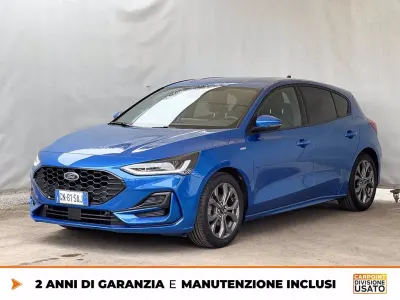 Begagnad Ford Focus ST-Line X 155 HK (114 kW) 2023 Blå Sedan