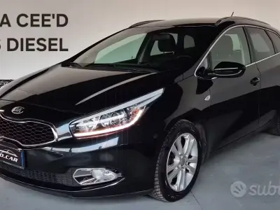 Usata Kia Ceed Sportswagon 110 CV (80 kW) 2013 Nero Station wagon
