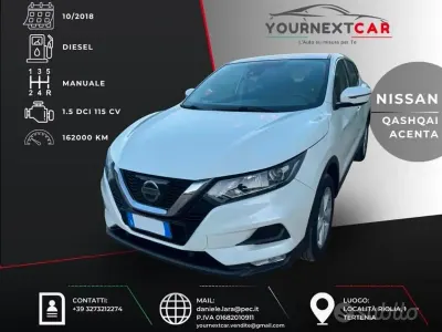 Usata Nissan Qashqai Acenta 116 CV (85 kW) 2018 Bianco SUV