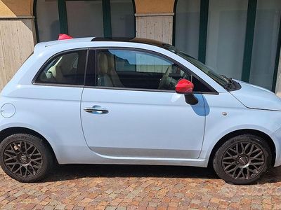 Usata Fiat 500 Lounge 101 CV (74 kW) 2009 Blu/azzurro Utilitaria