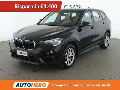 Usata BMW X1 Advantage 136 CV (100 kW) 2016 Nero SUV