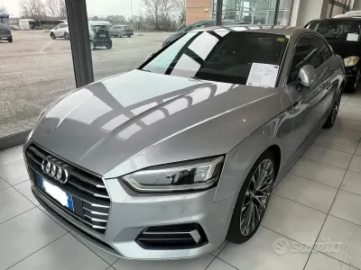 Usata Audi A5 190 CV (139 kW) 2018 Grigio Coupé