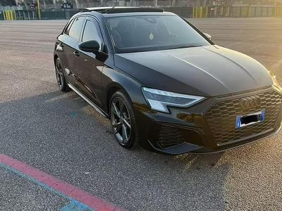 Begagnad Audi A3 S-Line 150 HK (110 kW) 2022 Svart Sedan