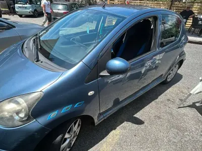 Usata Toyota Aygo 68 CV (50 kW) 2008 Blu Utilitaria