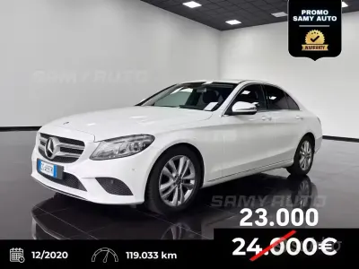 Usata Mercedes C220 Executive 194 CV (142 kW) 2020 Bianco Berlina