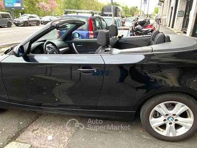 Usata BMW 120 Cabriolet 177 CV (130 kW) 2009 Nero Cabrio