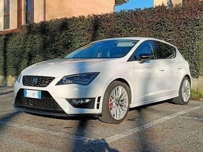 Usata Seat Leon FR 125 CV (91 kW) 2016 Bianco Berlina