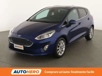 Usata Ford Fiesta Titanium 86 CV (63 kW) 2018 Blu/azzurro Utilitaria