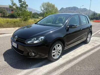 Usata VW Golf VI Highline 105 CV (77 kW) 2010 Nero Berlina
