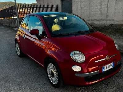 Usata Fiat 500 Pop 75 CV (55 kW) 2009 Rosso Cabrio