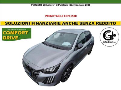 Usata Peugeot 208 Allure 101 CV (74 kW) 2025 Grigio Utilitaria