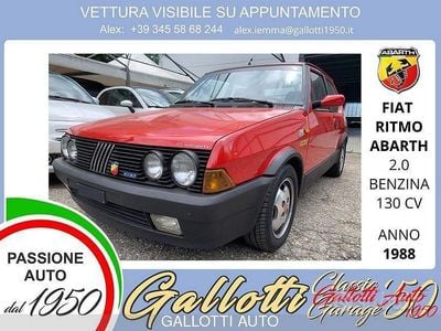 Usata Fiat Ritmo Abarth 131 CV (96 kW) 1984 Rosso Berlina