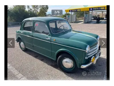 Käytetty Fiat 1100 35 HP (25 kW) 1955 Vihreä Sedan