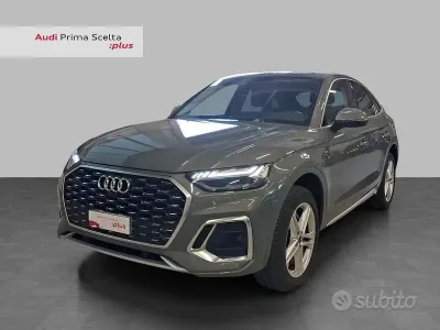 Usata Audi Q5 Sportback S-line plus 204 CV (150 kW) 2023 Grigio chronos metallizzato SUV