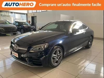 Usata Mercedes C300 Premium 244 CV (179 kW) 2020 Blu Coupé