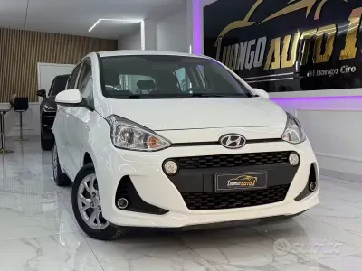 Usata Hyundai i10 Style 66 CV (48 kW) 2017 Bianco Utilitaria